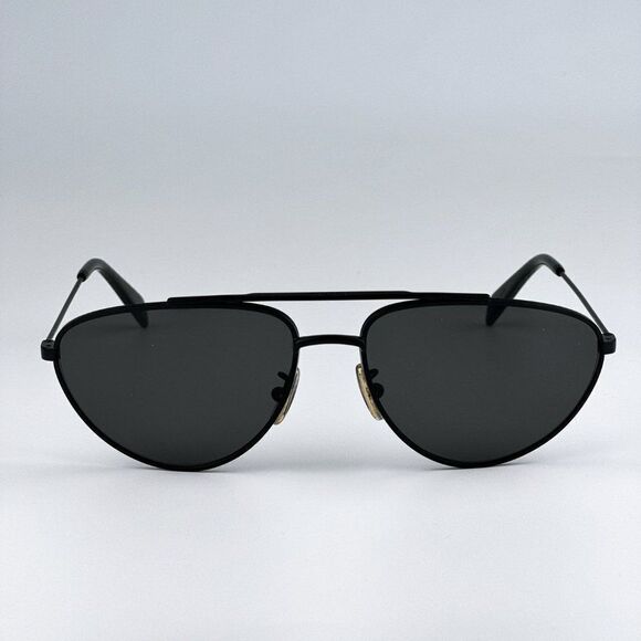 NEW Celine CL40077U 02A Matte Black Smoke Pilot Unisex Sunglasses CL 40077u - Picture 3 of 12